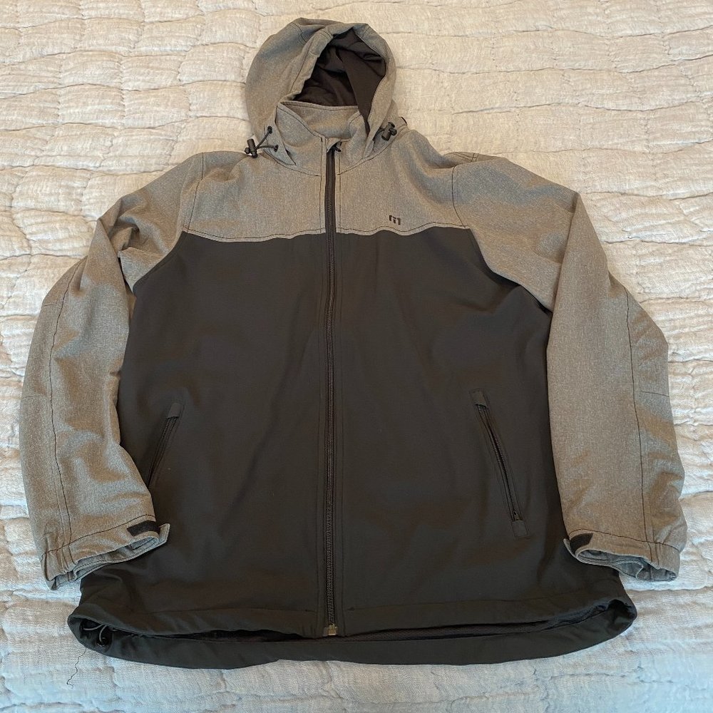 Travis Mathew Black and Gray Windbreaker